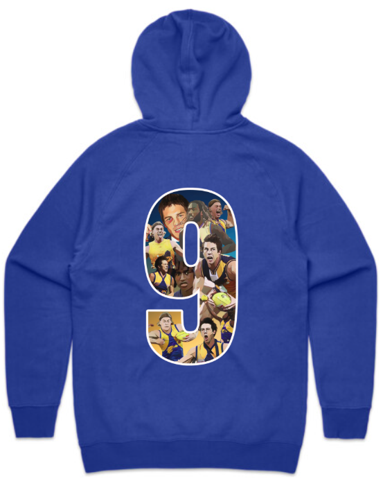 West Coast Eagles No. 9 Tribute Tee & Hoodie – Cousins, Nic Nat & Harley
