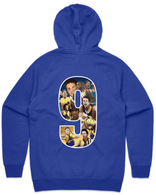 West Coast Eagles No. 9 Tribute Tee & Hoodie – Cousins, Nic Nat & Harley