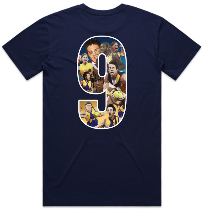 West Coast Eagles No. 9 Tribute Tee & Hoodie – Cousins, Nic Nat & Harley