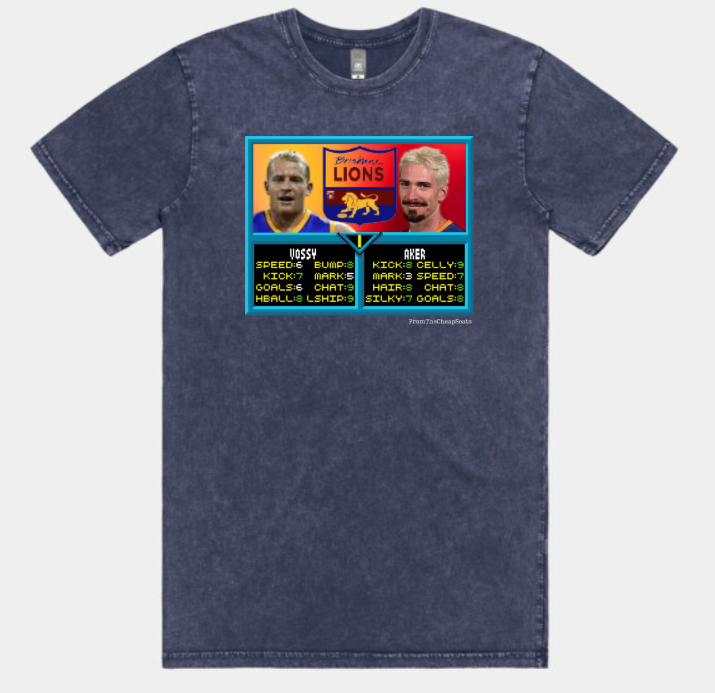 Brisbane Lions – Michael Voss & Jason Akermanis AFL Jam T-Shirt