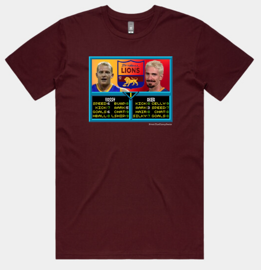 Brisbane Lions – Michael Voss & Jason Akermanis AFL Jam T-Shirt