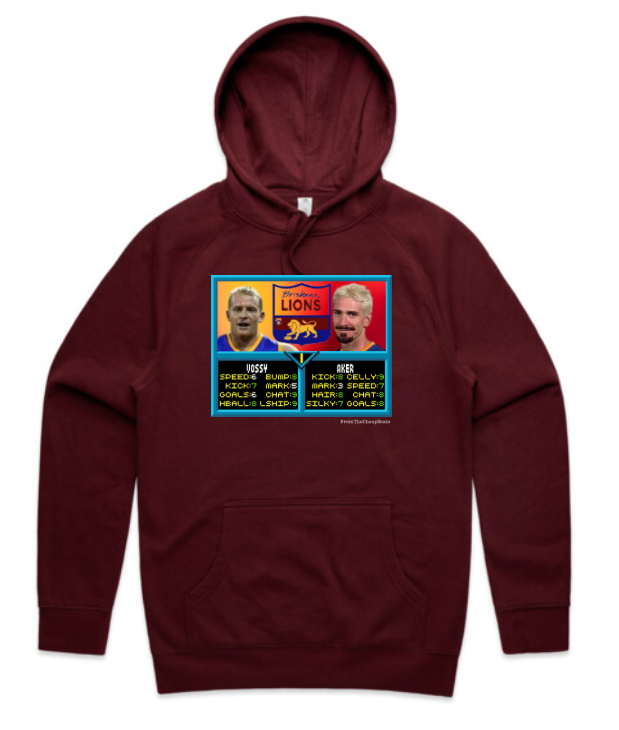 Brisbane Lions AFL Jam Hoodie – Voss & Akermanis