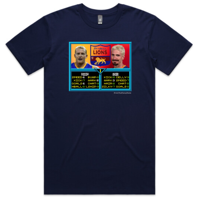 Brisbane Lions – Michael Voss & Jason Akermanis AFL Jam T-Shirt
