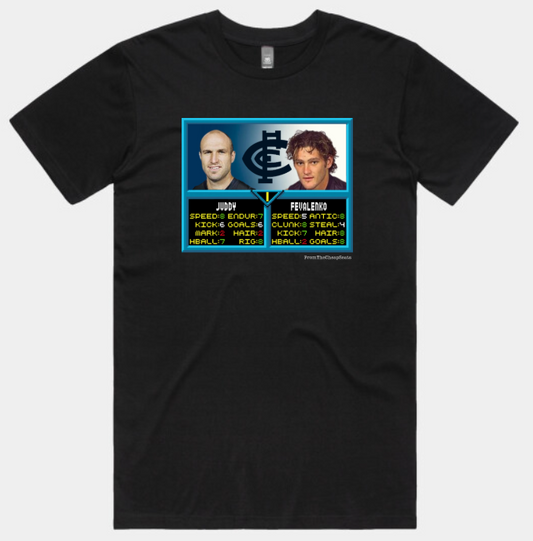 Carlton Blues – Chris Judd & Brendan Fevola AFL Jam T-Shirt