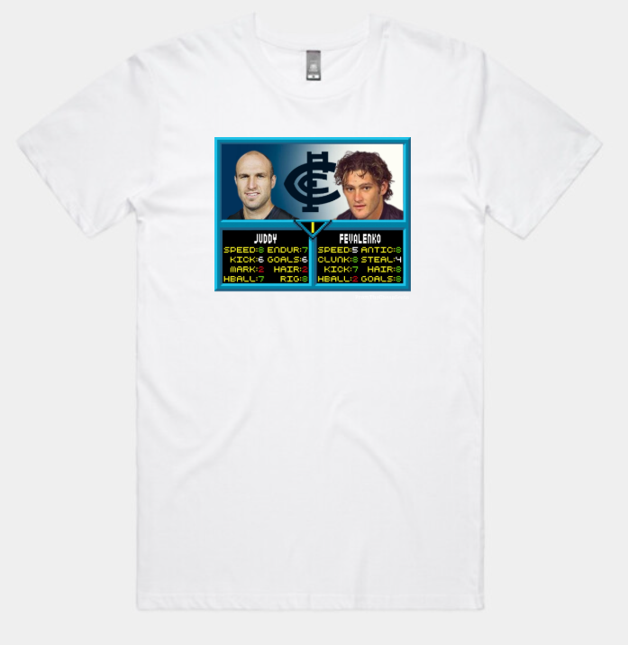 Carlton Blues – Chris Judd & Brendan Fevola AFL Jam T-Shirt