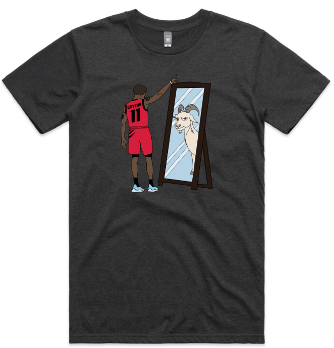 Bryce Cotton GOAT Tee & Hoodie – Mirror Doesn’t Lie