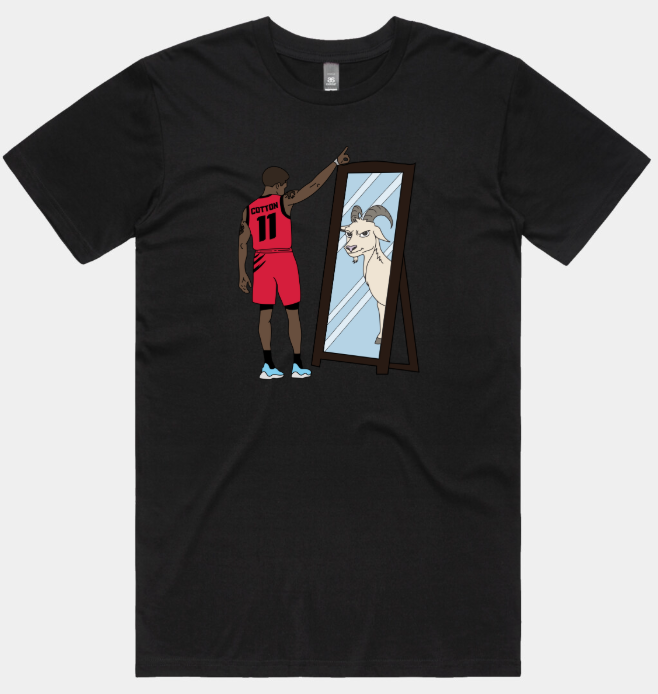 Bryce Cotton GOAT Tee & Hoodie – Mirror Doesn’t Lie