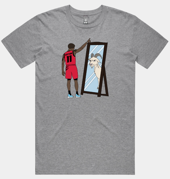 Bryce Cotton GOAT Tee & Hoodie – Mirror Doesn’t Lie