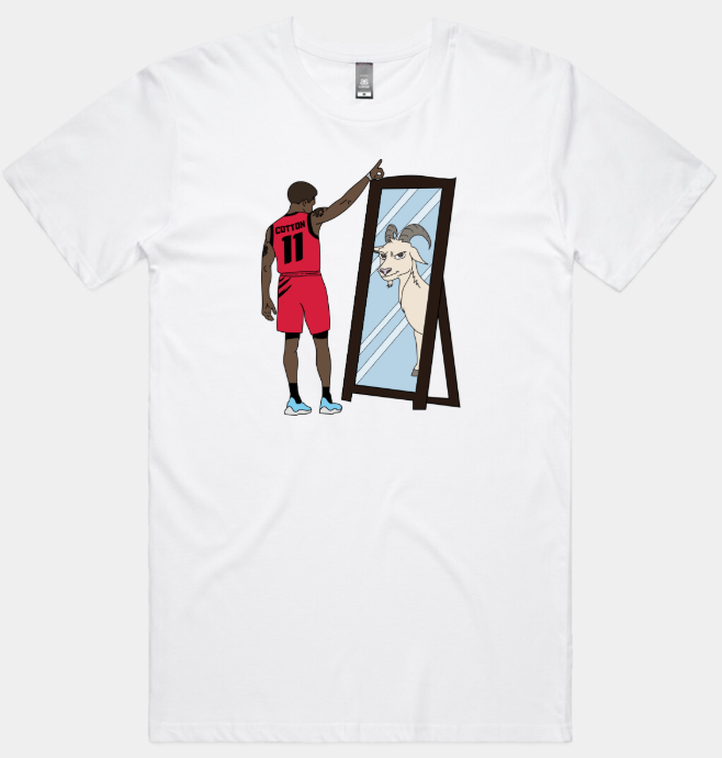 Bryce Cotton GOAT Tee & Hoodie – Mirror Doesn’t Lie