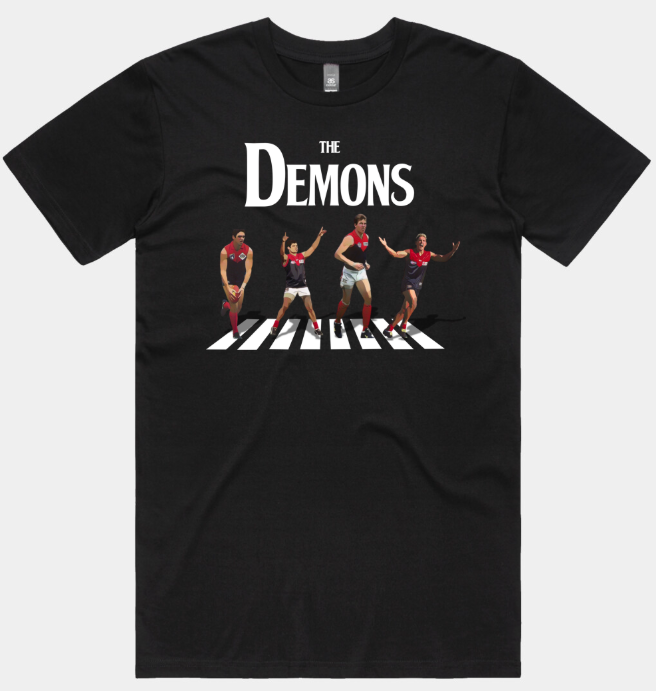 Abbey Road Demons Tee – Melbourne’s Fab Footy Four