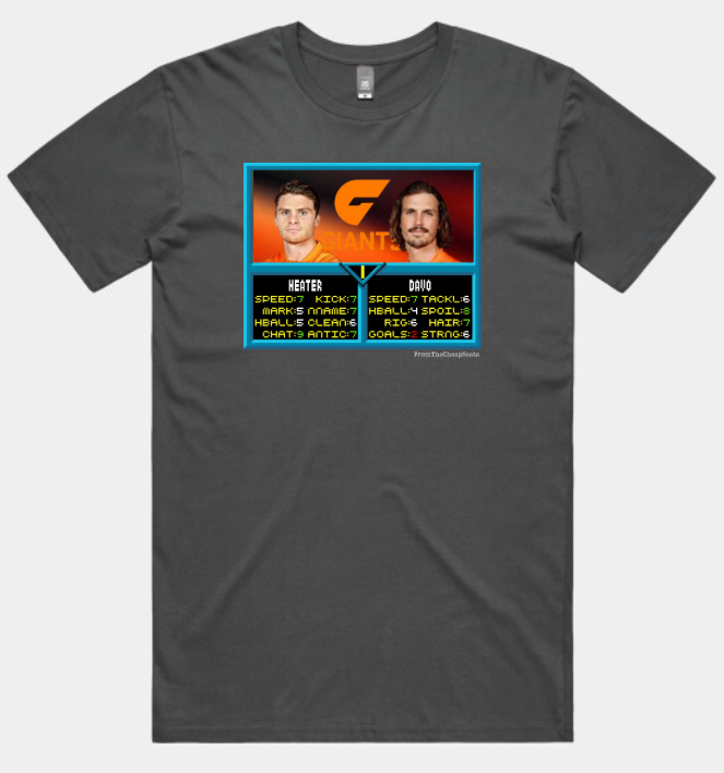 GWS Giants – Heath Shaw & Phil Davis AFL Jam T-Shirt