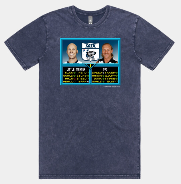 Geelong Cats – Gary Ablett Sr. & Gary Ablett Jr. AFL Jam T-Shirt