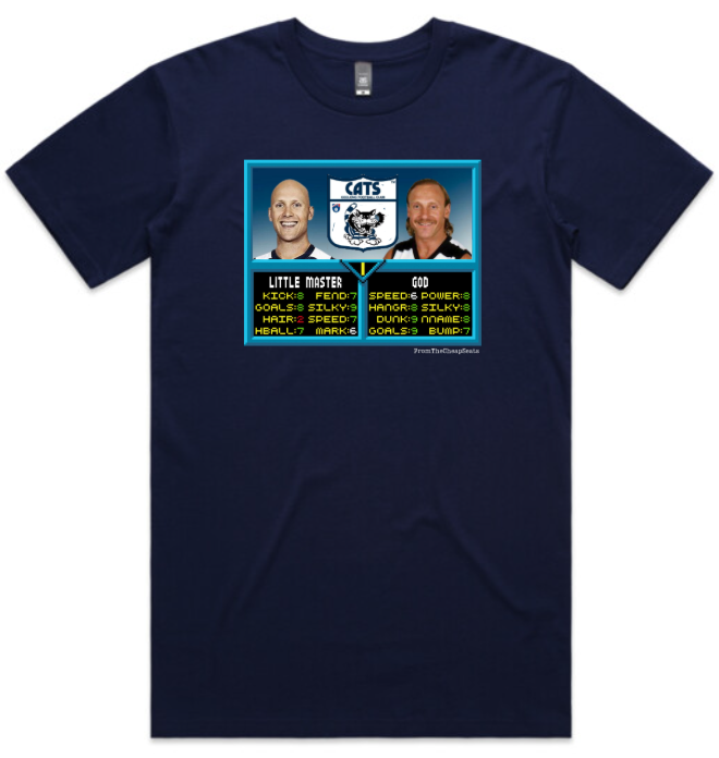 Geelong Cats – Gary Ablett Sr. & Gary Ablett Jr. AFL Jam T-Shirt