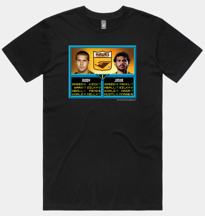 Hawthorn Hawks – Lance Franklin & Cyril Rioli AFL Jam T-Shirt