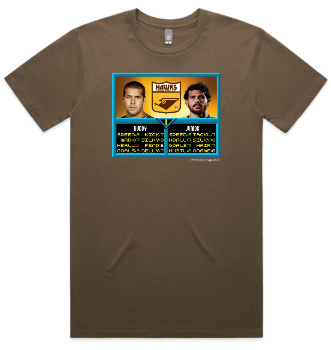 Hawthorn Hawks – Lance Franklin & Cyril Rioli AFL Jam T-Shirt