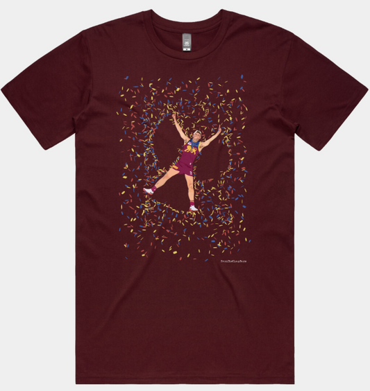 Josh Dunkley "Snow Angels in GF Confetti" Tee