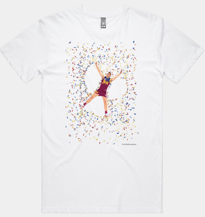 Josh Dunkley "Snow Angels in GF Confetti" Tee