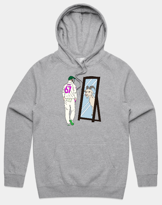 Nathan Lyon GOAT Tee & Hoodie – Mirror Doesn’t Lie
