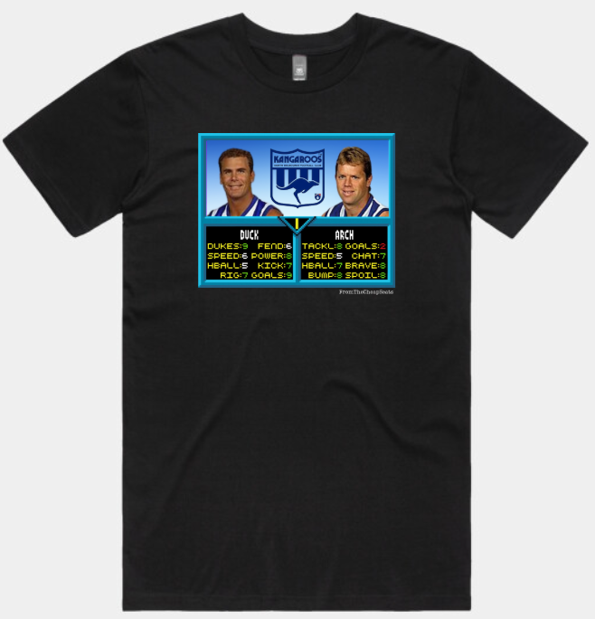 North Melbourne Kangaroos – Wayne Carey & Glenn Archer AFL Jam T-Shirt