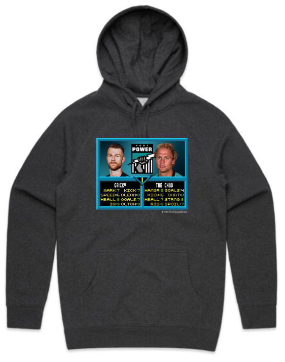 Port Adelaide Power AFL Jam Hoodie – Gray & Cornes