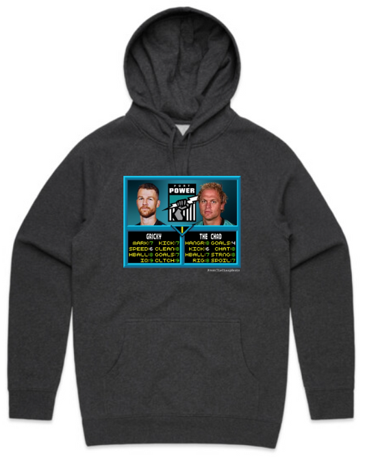 Port Adelaide Power AFL Jam Hoodie – Gray & Cornes