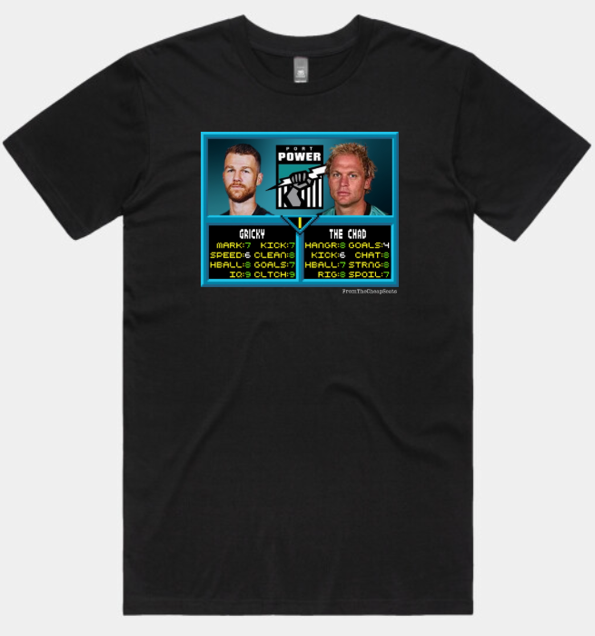 Port Adelaide Power – Robbie Gray & Chad Cornes AFL Jam T-Shirt