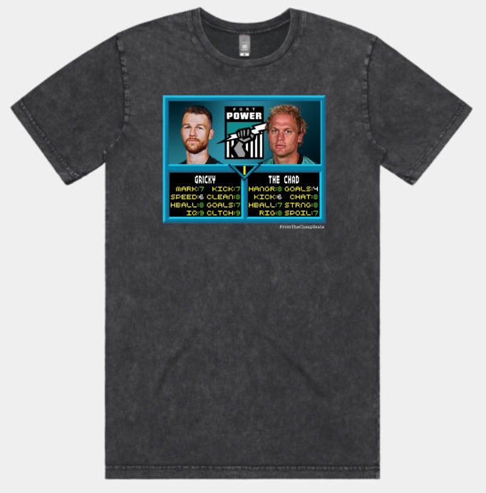 Port Adelaide Power – Robbie Gray & Chad Cornes AFL Jam T-Shirt