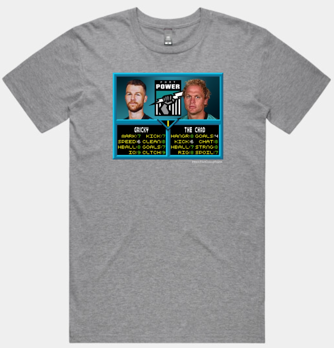 Port Adelaide Power – Robbie Gray & Chad Cornes AFL Jam T-Shirt