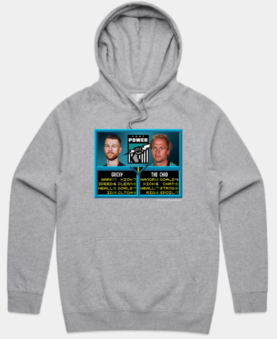Port Adelaide Power AFL Jam Hoodie – Gray & Cornes