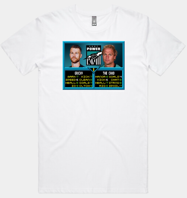 Port Adelaide Power – Robbie Gray & Chad Cornes AFL Jam T-Shirt
