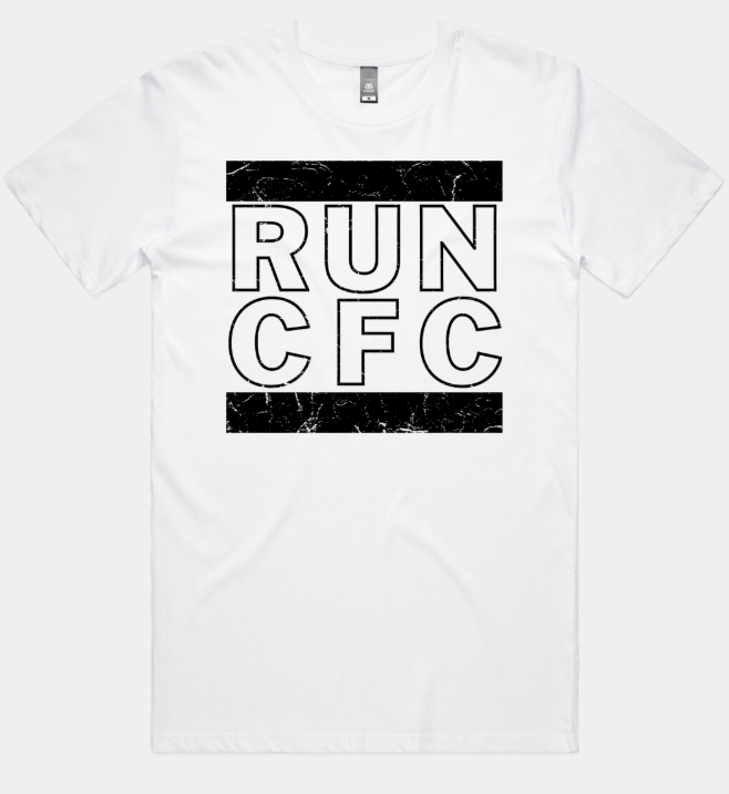 RUN CFC Tee – Collingwood Magpies Street Classic
