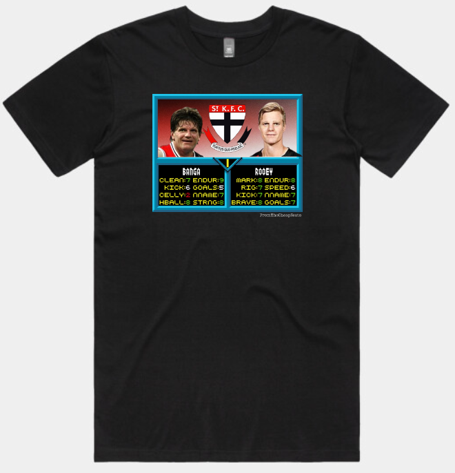 St Kilda Saints – Nick Riewoldt & Robert Harvey AFL Jam T-Shirt