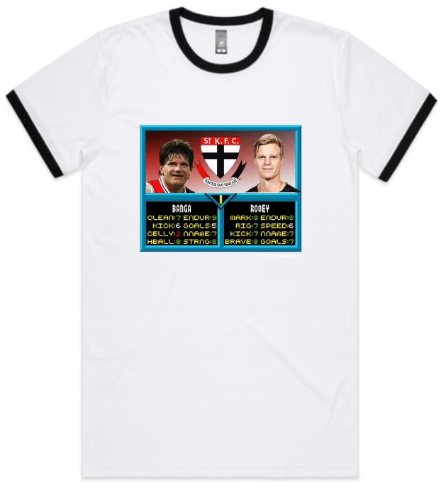 St Kilda Saints – Nick Riewoldt & Robert Harvey AFL Jam T-Shirt