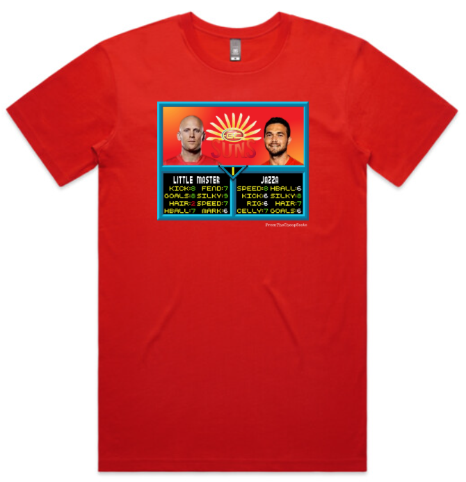 Gold Coast Suns – Gary Ablett Jr. & Jarrod Harbrow AFL Jam T-Shirt