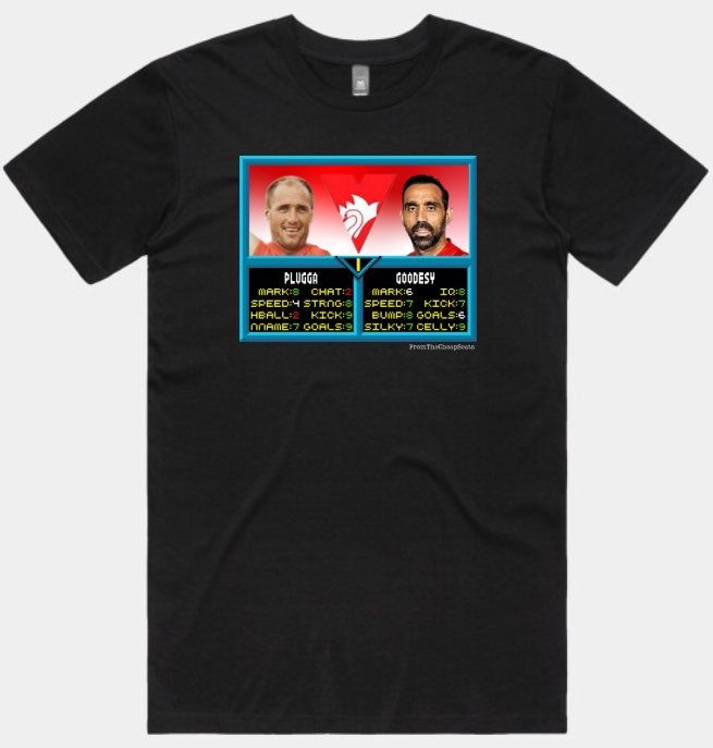 Sydney Swans – Tony Lockett & Adam Goodes AFL Jam T-Shirt