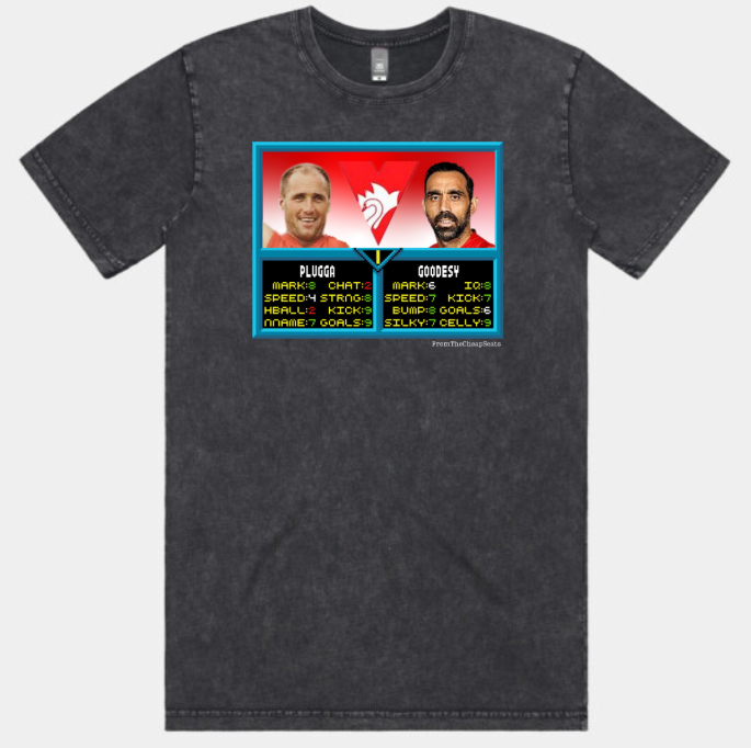 Sydney Swans – Tony Lockett & Adam Goodes AFL Jam T-Shirt