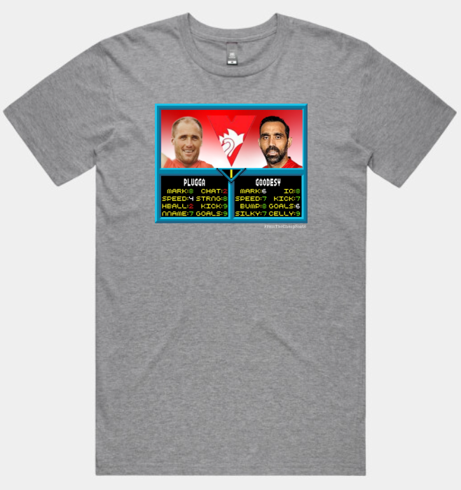 Sydney Swans – Tony Lockett & Adam Goodes AFL Jam T-Shirt