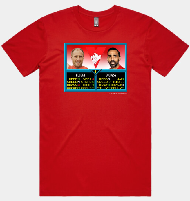 Sydney Swans – Tony Lockett & Adam Goodes AFL Jam T-Shirt