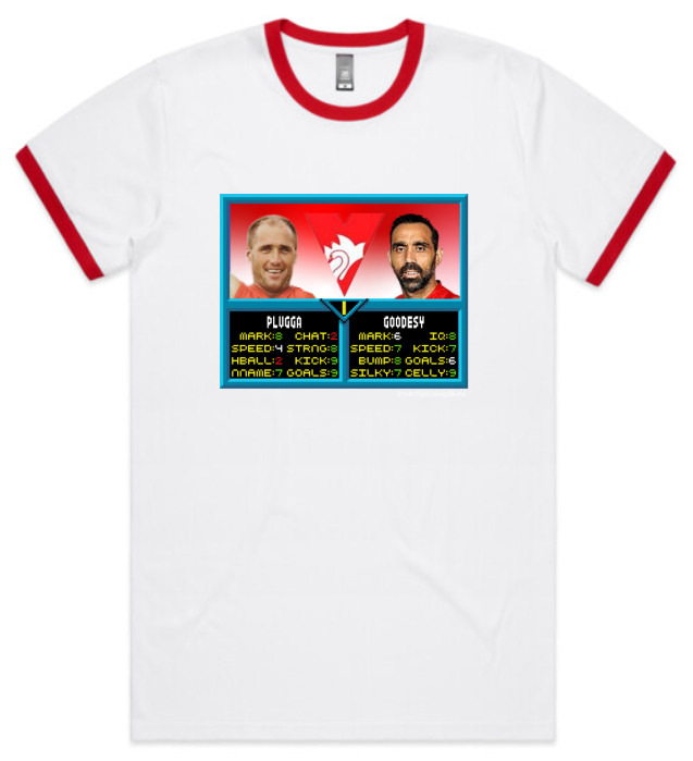 Sydney Swans – Tony Lockett & Adam Goodes AFL Jam T-Shirt