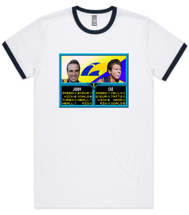 West Coast Eagles – Chris Judd & Ben Cousins AFL Jam T-Shirt