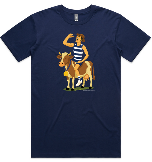 Jeremy Cameron - Premiership Cow & Tinny Celebration Tee & Hoodie