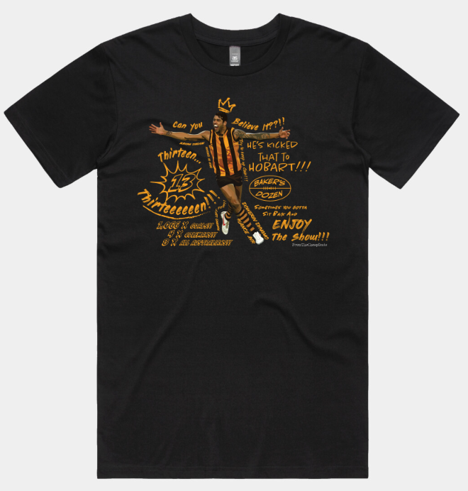 THIRTEEN! THIRTEEN! Tee & Crew Sweater | Buddy's Baker's Dozen