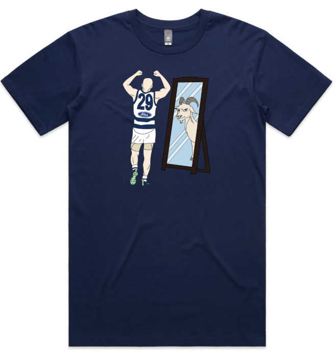 Gary Ablett Jr GOAT Tee & Hoodie – Mirror Doesn’t Lie