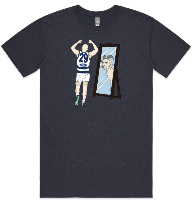 Gary Ablett Jr GOAT Tee & Hoodie – Mirror Doesn’t Lie