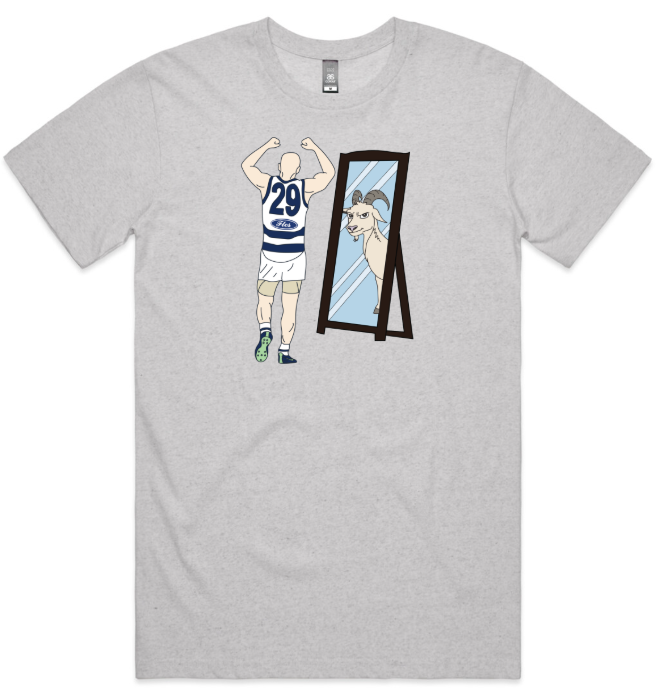 Gary Ablett Jr GOAT Tee & Hoodie – Mirror Doesn’t Lie