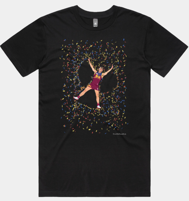 Josh Dunkley "Snow Angels in GF Confetti" Tee