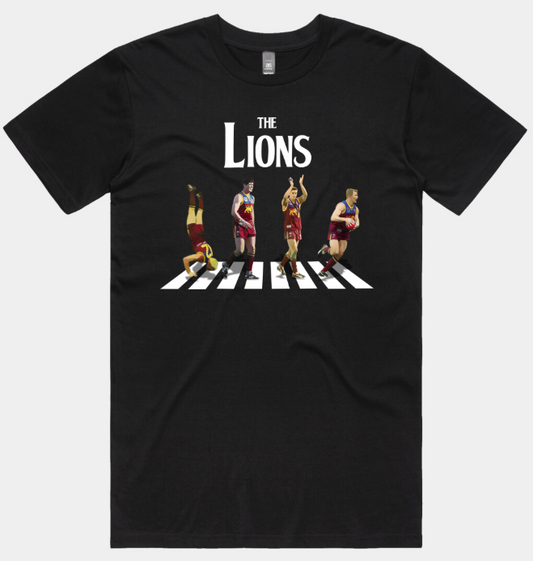 Abbey Road Lions Tee – The Brisbane Fab Four