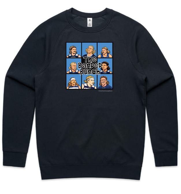 The Banded Bunch Tee & Crew Sweater | Geelong's All-Headband Team