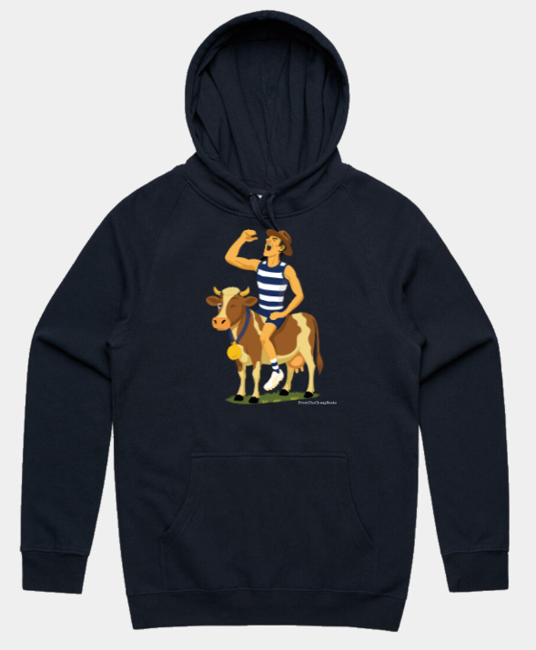 Jeremy Cameron - Premiership Cow & Tinny Celebration Tee & Hoodie