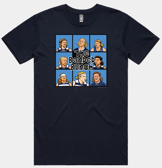 The Banded Bunch Tee & Crew Sweater | Geelong's All-Headband Team